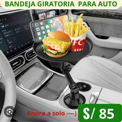 BANDEJA GIRATORIA MULTIFUNCIONAL PARA AUTO