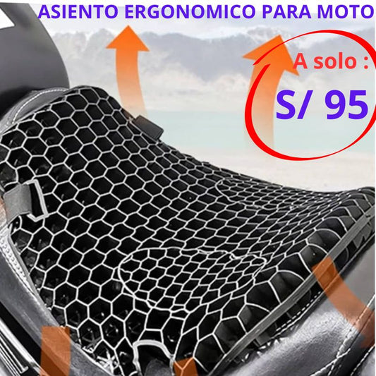 ASIENTO ERGONOMICO PARA MOTO